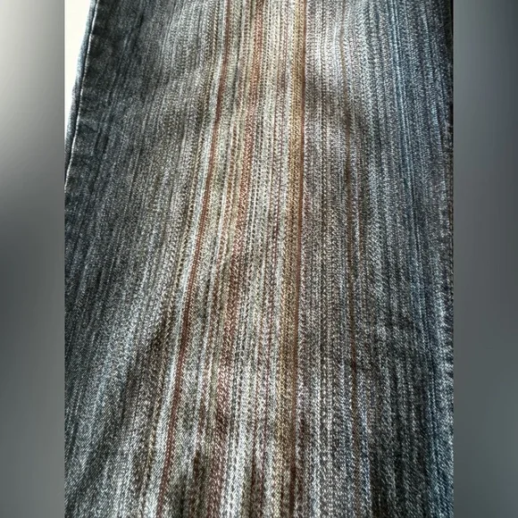 Y2K Mudd Jeans, Bootcut Flare, Striped Faded Wash, Low Rise, Women’s Size 7 - Picture 6 of 15